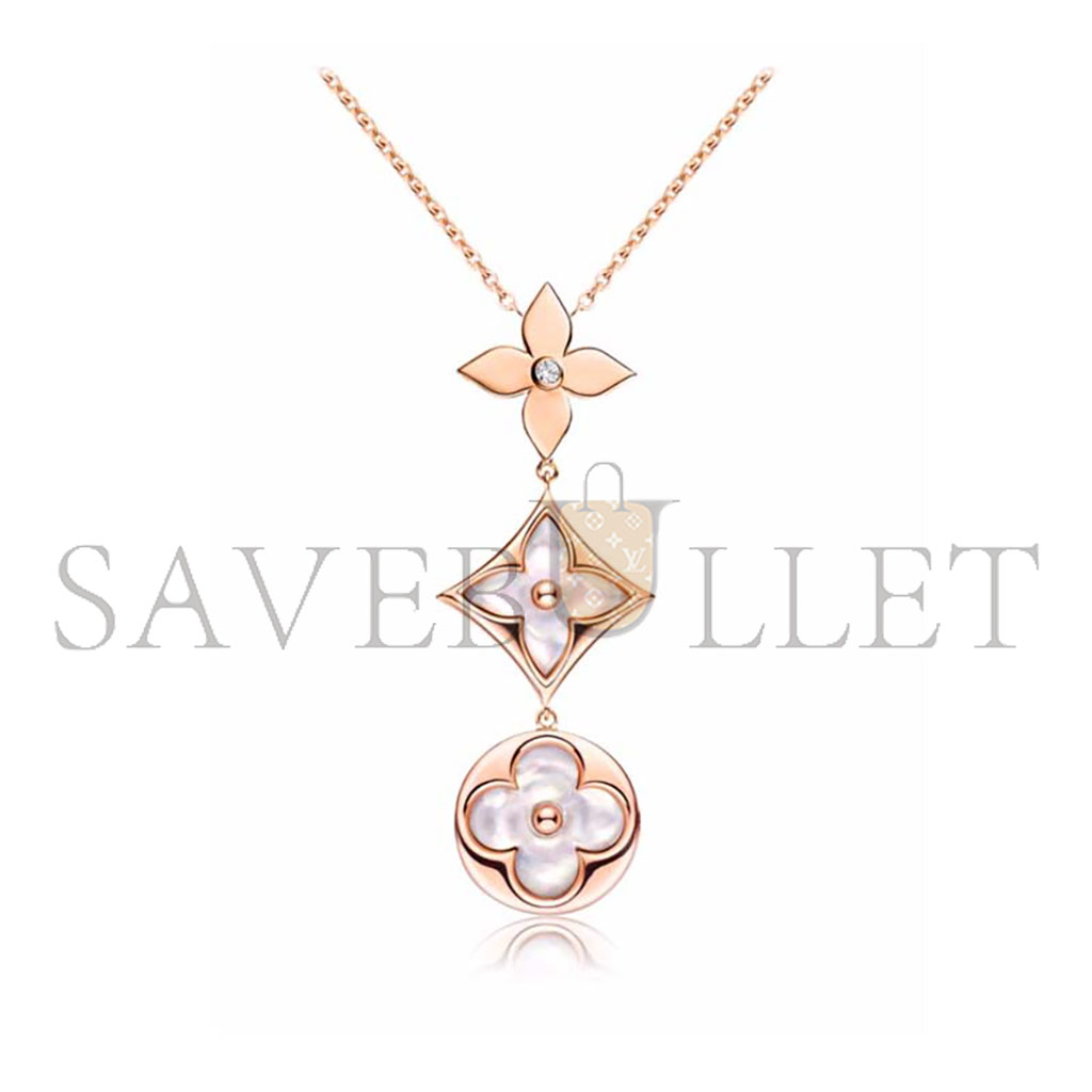 LOUIS VUITTON LV COLOR BLOSSOM NECKLACE Q94262